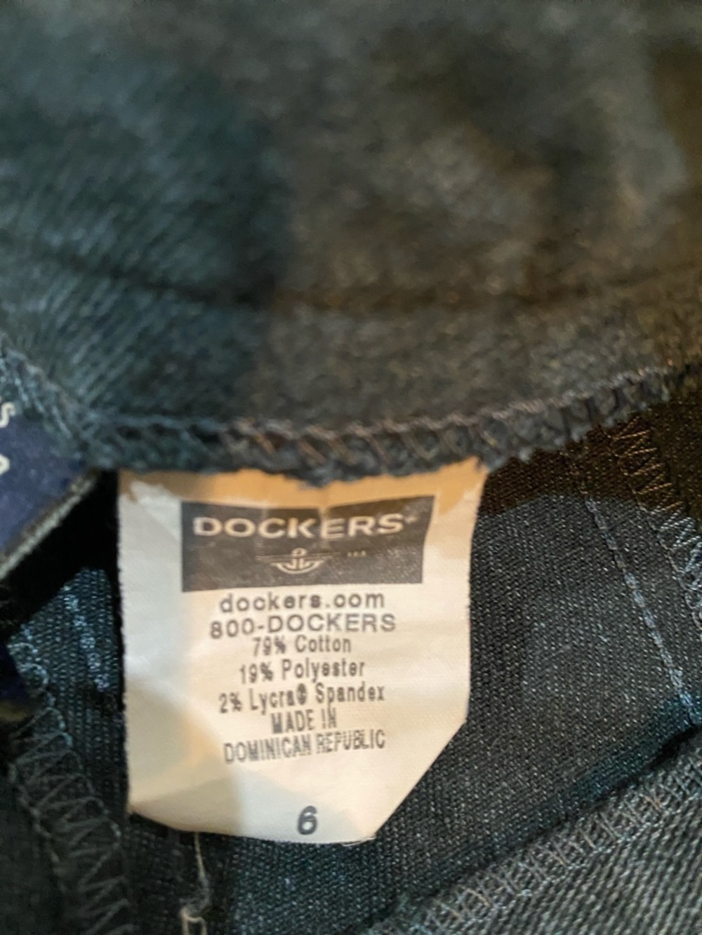 Dockers Dark Gray A-Line Skirt - Picture 5 of 5